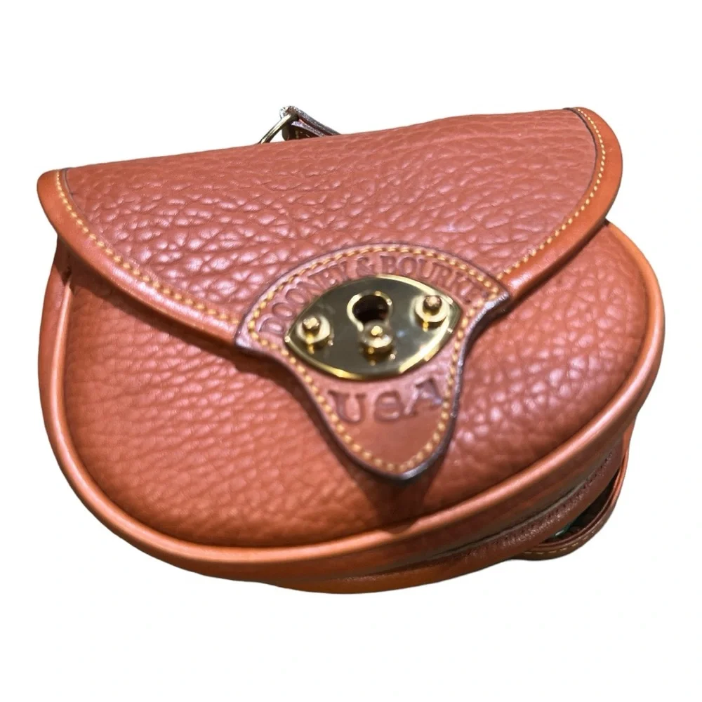 Dooney & Bourke Calvary Crossbody Tan Mini Bag. - Picture 4 of 7